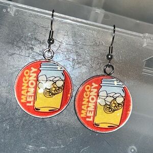 Trader Joe’s earrings 25mm mango lemonade